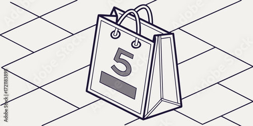 Flat mobile store logo
