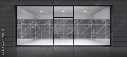 Abstract design for glass and wall graphics. Glass graphics design for Office, Train station, Supermarket, Store, Shop, Mall, Boutique, Home glass partition.