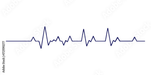 Green ECG line showing a pulsing heartbeat on a medical monitor
