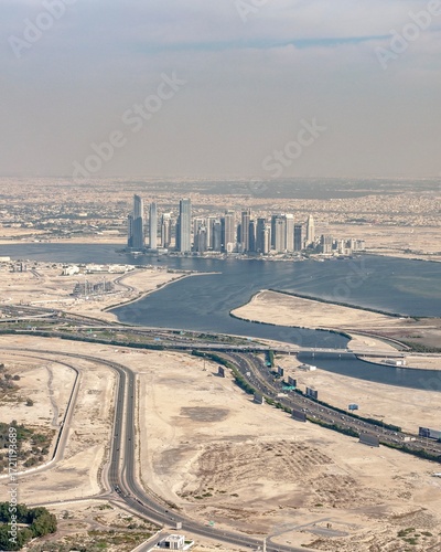 Skyline Rising from the Desert