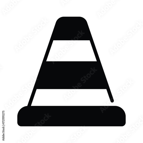 Take your hands on this amazing line style icon of traffic cone