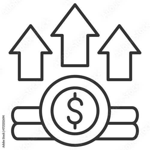 Inflation Outline Icon