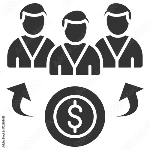 Dividend Glyph Icon