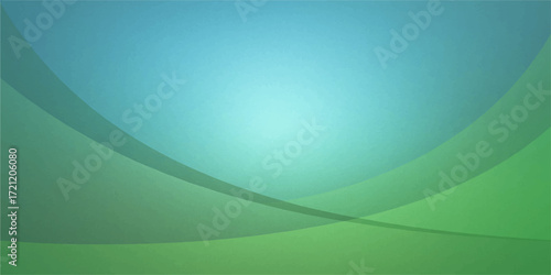 Abstract wave pattern in vibrant shades of blue and green creates a smooth, flowing backdrop with a modern digital art feel