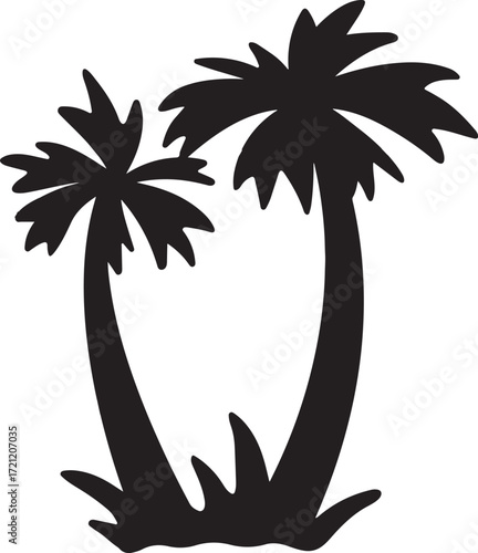 palm tree silhouette