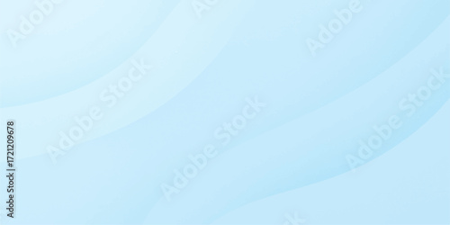 Flowing blue waves and soft lines create a futuristic abstract background design