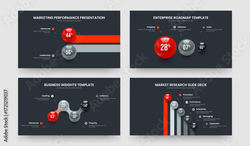 Wallpaper Mural Educational Introduction 2 3 4 5 Step Chart Frame Layout Collection. Modern Forecast Two Three Four Five Element Graph Slide Template Vector Illustration Bundle. Torontodigital.ca
