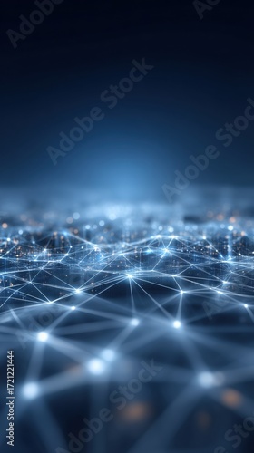 Wireless network hight speed technology smart city with business, cyberspace, technology
