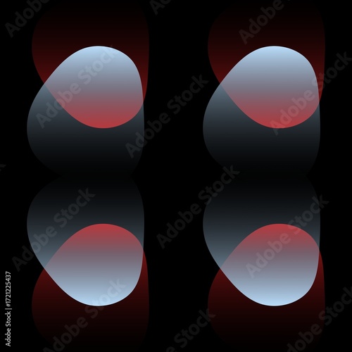 Modern Geometric Gradient Abstract Background Set – Minimal Futuristic Pattern Collection