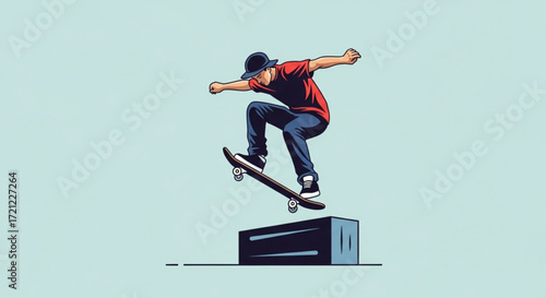 Skateboarding trick tutorial how to ollie on skateboard extreme sports and street style skateboarding culture