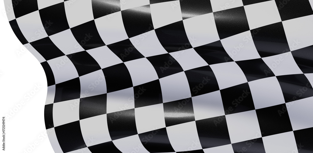 Obraz premium High-resolution checkered flag image perfect for sports, racing, and victory themes. Download now!