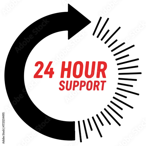 24 Hour Support Service Availability.