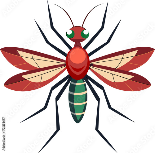 mosquito sucking blood