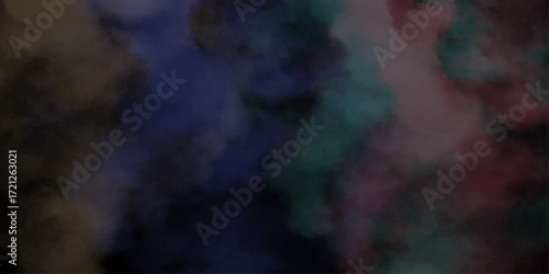 Fantasy light red, pink shades watercolor background. light pink and white colors background for design subtle color. Soft pink grunge background frame plane sky view with stars and sunset