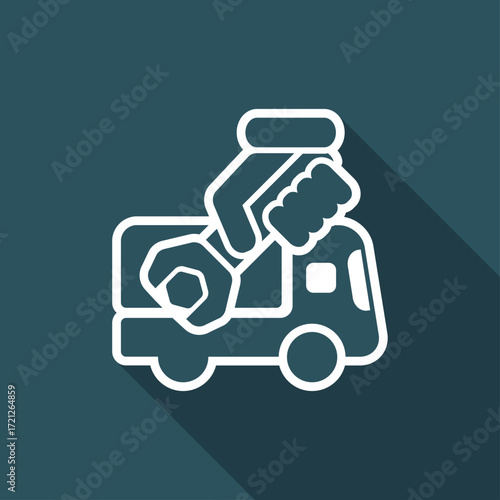 Assistance van icon