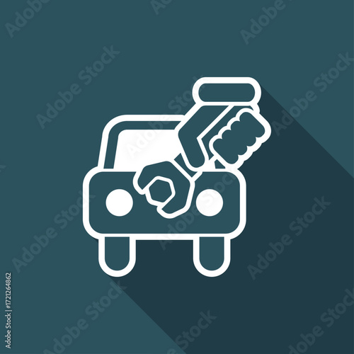 Car assistance icon
