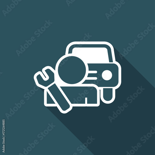 Car assistance icon