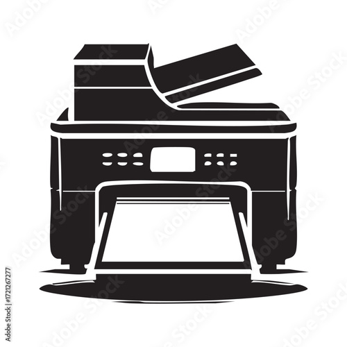 Monochrome Multifunction Printer A Versatile Office Tool for Printing Scanning and Copying Documents Efficiently and Reliably