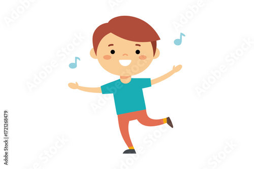 boy running with a ball