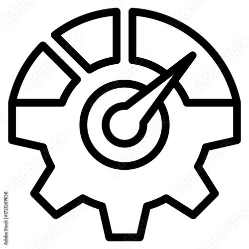 Performance icon vector illustration	
