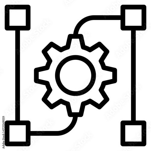 Workflow icon vector illustration	

