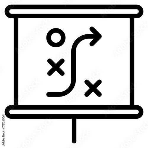Reeport Plan icon vector illustration	
