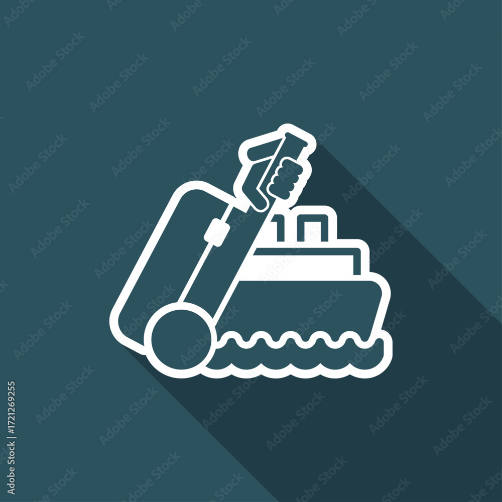 Fototapeta premium Ship travel