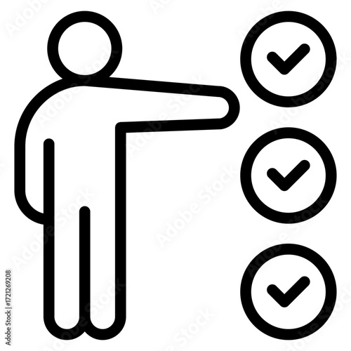Auditor icon vector illustration	
