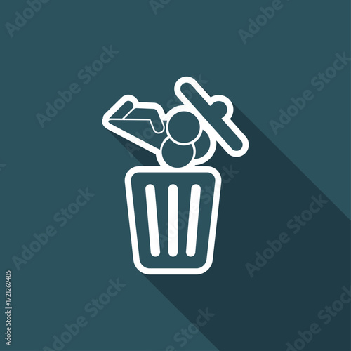 Food trash icon