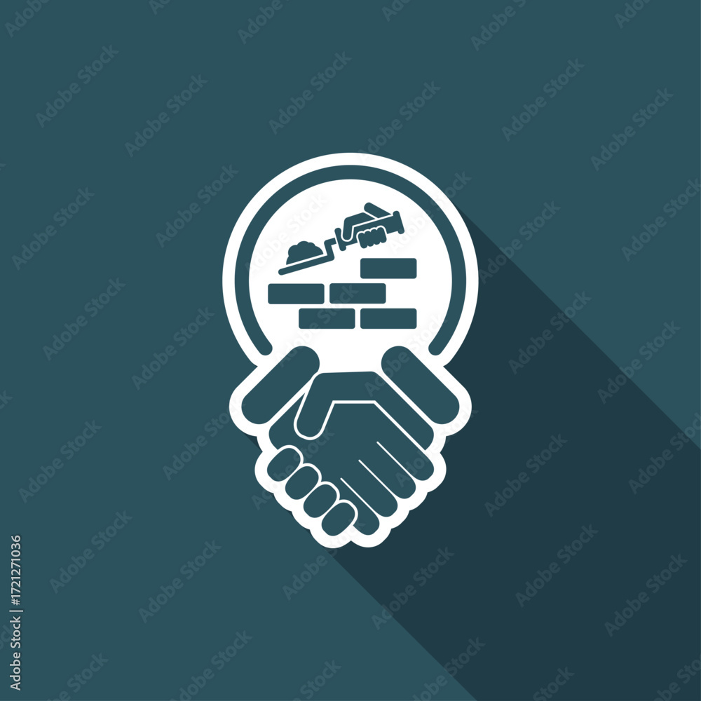 Fototapeta premium Construction agreement