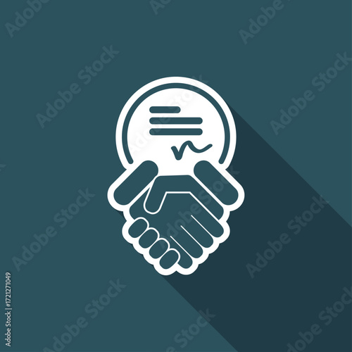 Sign on agreement document