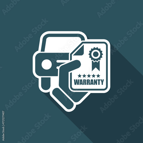 Car warranty icon