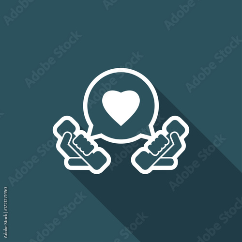 Love call icon