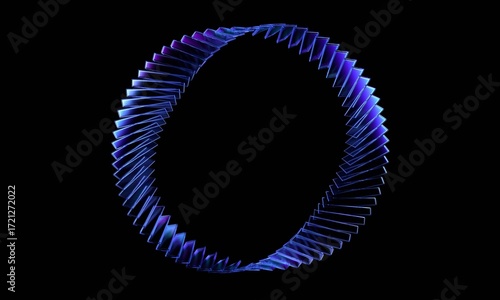 Fototapeta Naklejka Na Ścianę i Meble -  Abstract background design, futuristic glass structure, 3d render