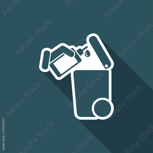 Separate waste collection icon