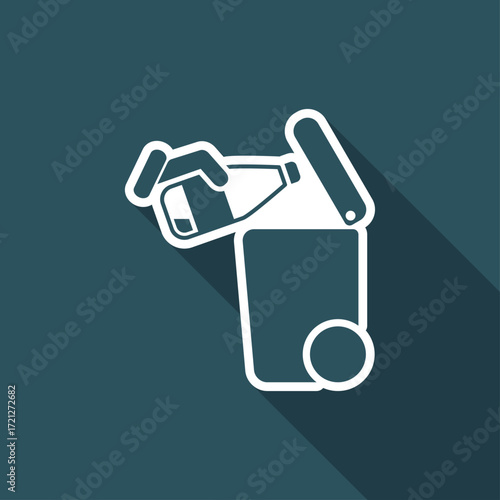 Separate waste collection icon