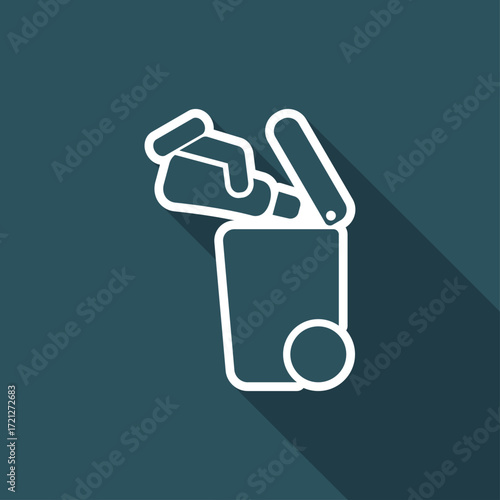 Separate waste collection icon