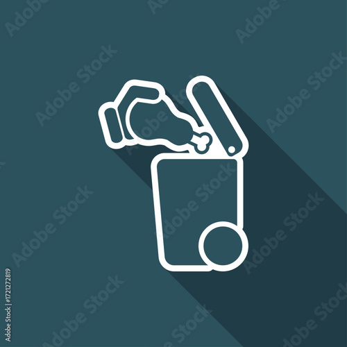 Separate waste collection icon
