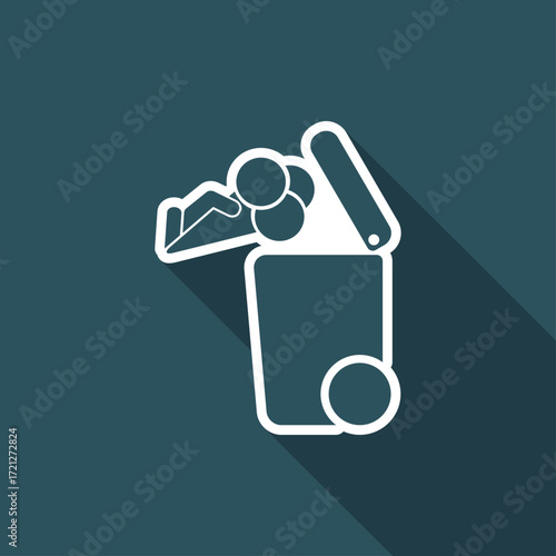 Separate waste collection icon