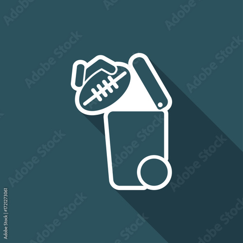 Separate waste collection icon