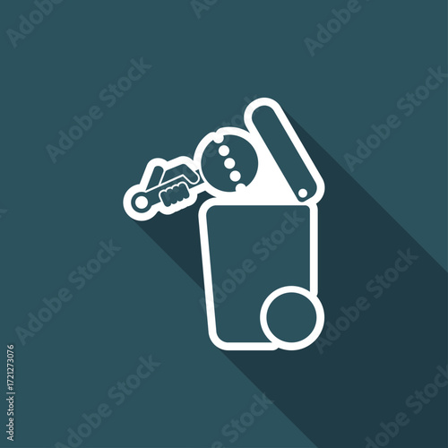 Separate waste collection icon