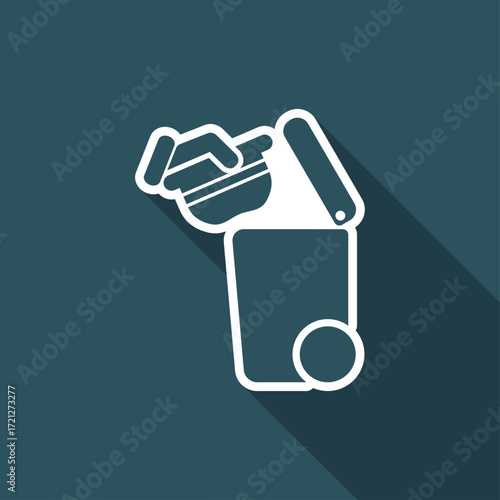 Separate waste collection icon