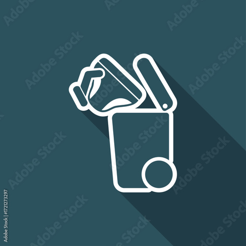Separate waste collection icon