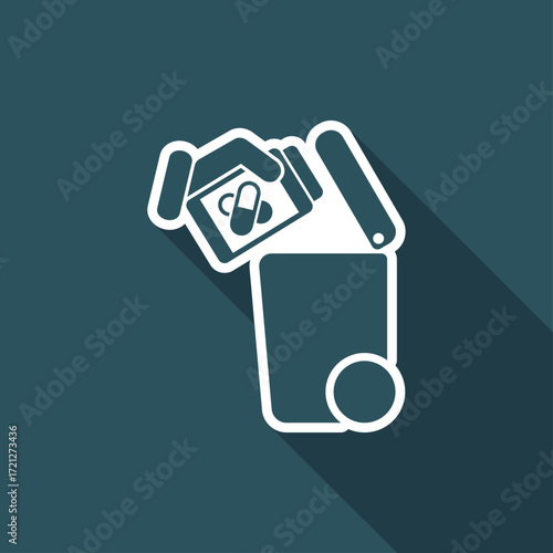 Separate waste collection icon