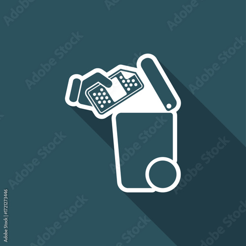 Separate waste collection icon