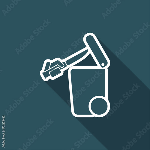 Separate waste collection icon