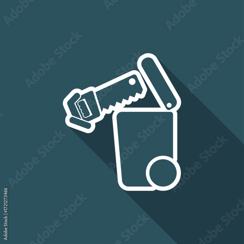 Separate waste collection icon