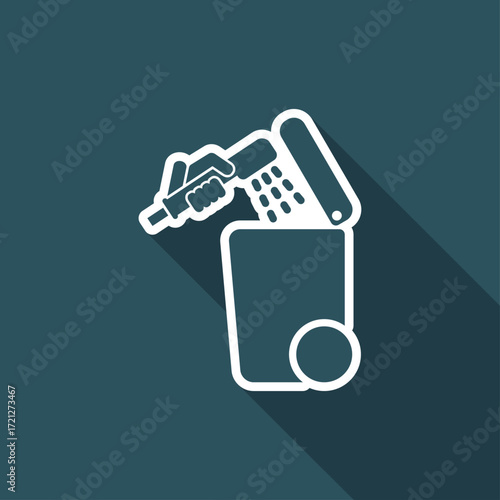 Separate waste collection icon