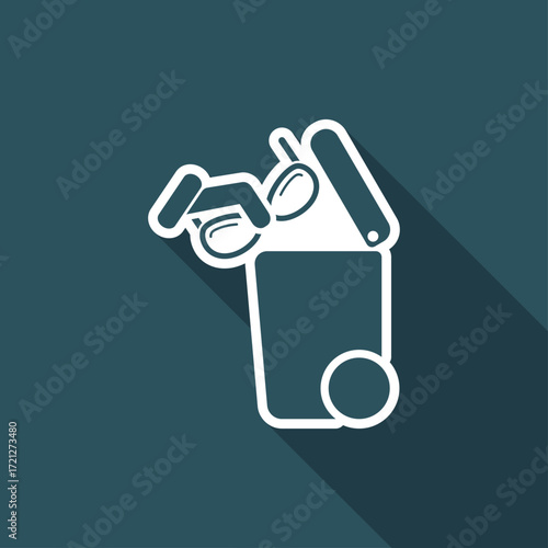 Separate waste collection icon