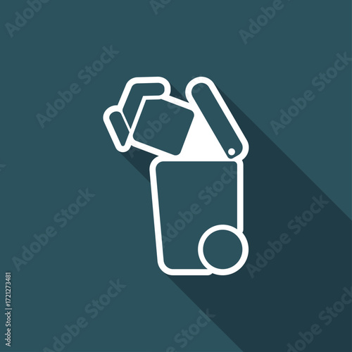 Separate waste collection icon